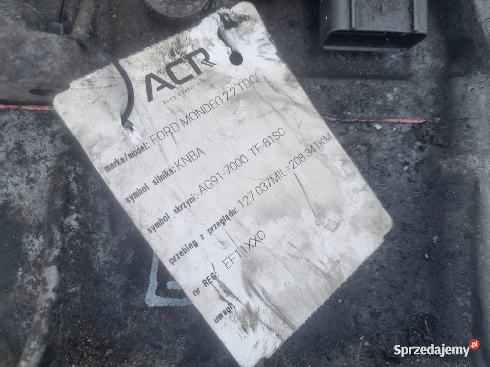 AUTOMATYCZNA SKRZYNIA BIEGÓW Ford Mondeo IV MK4 Rudka