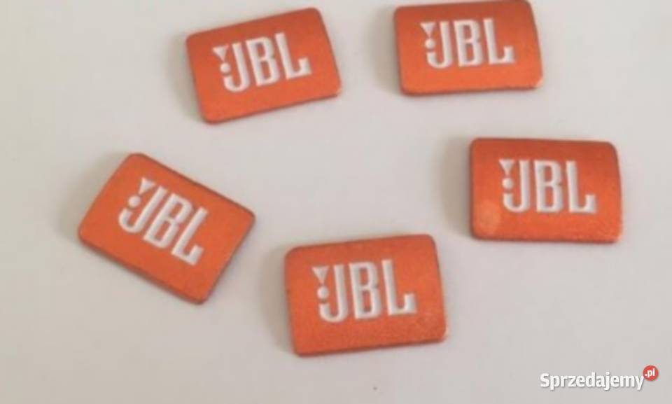 NOWY pomarańczowy znaczek logo JBL emblemat
