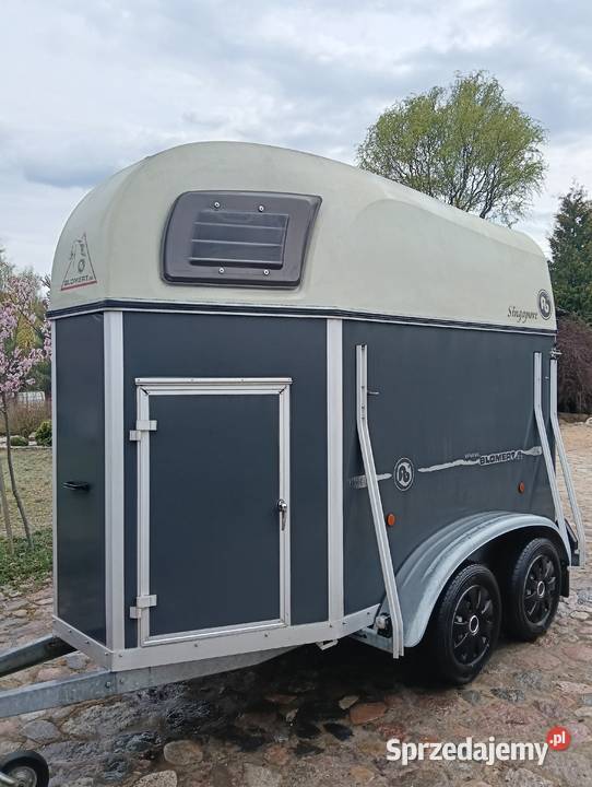 Przyczepa konna jednokonna PODŁOGA ALUMINIUM sprzedam