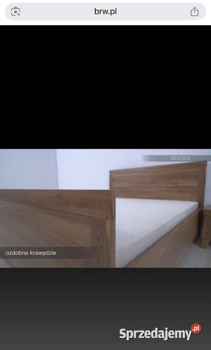 Łóżko bergen brw 160x200 Biłgoraj