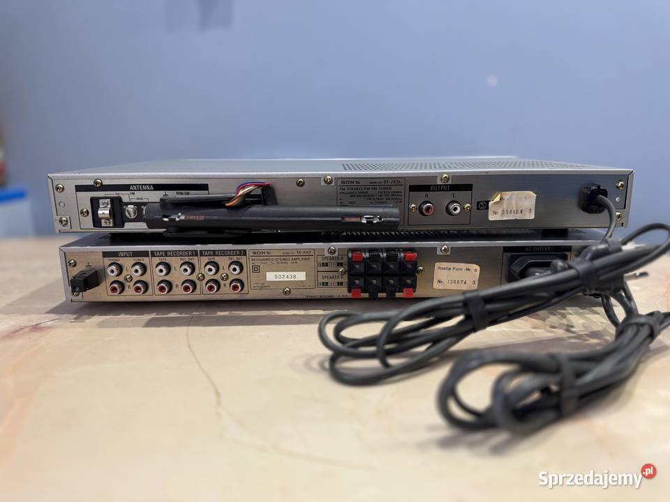Sony TAAX2 Amplifier and Sony STJX2L Tuner podlaskie Łapy