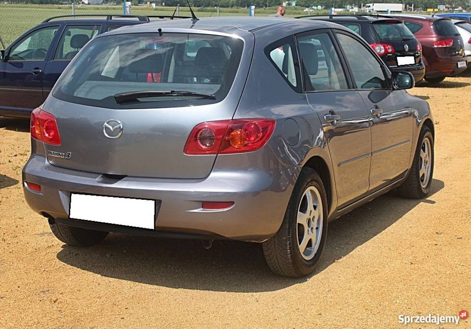 Mazda 3 szary 3 dolnośląskie Strzegom