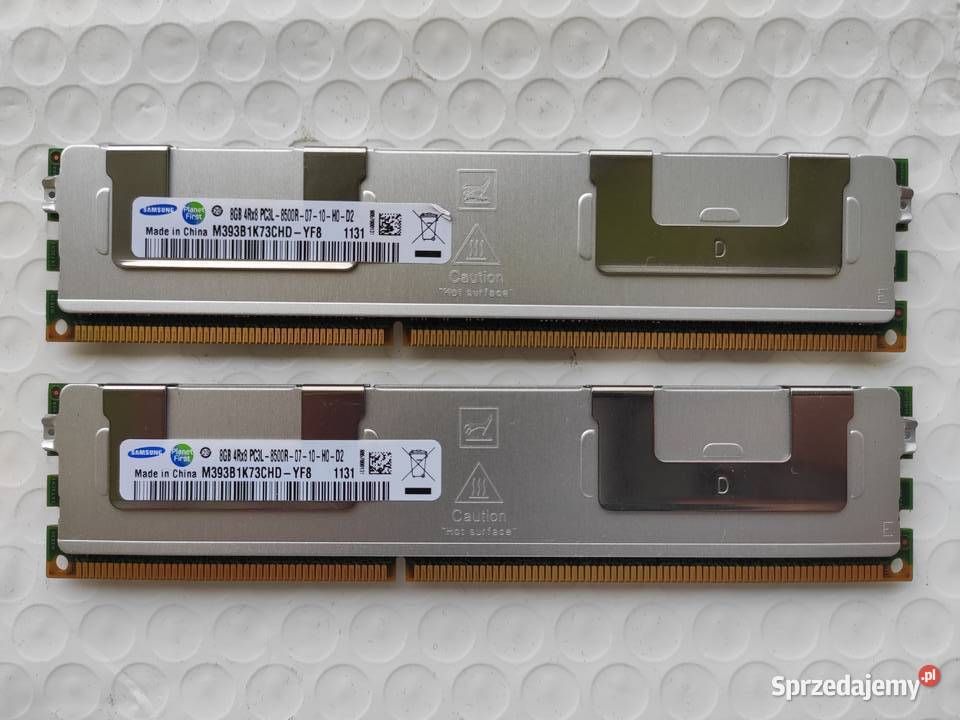 Pamięć RAM Samsung 8GB 4Rx8 PC3L8500R Polana
