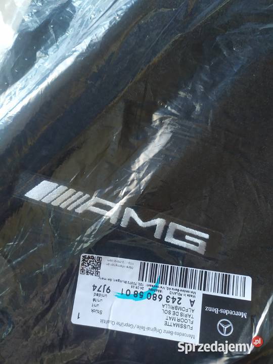 Mercedes EQB AMG dywaniki welurowe nowe oryginał łódzkie