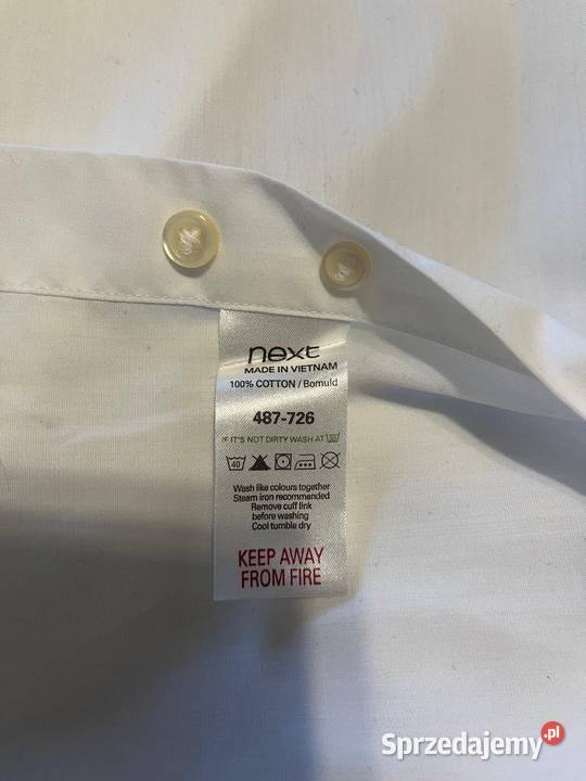 koszula męska marki Next biala Puławy