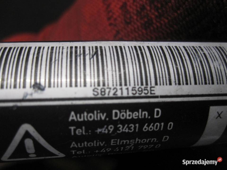 BMW E91 LIFT 09r zapinka pasa lewa tył 7211595 osobowe