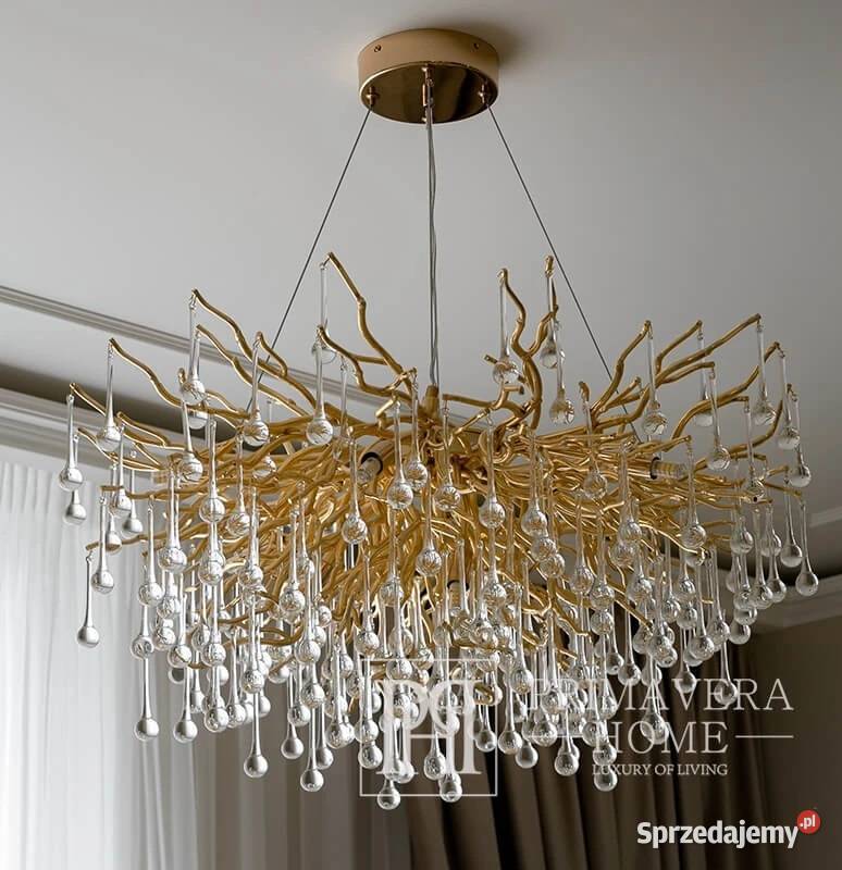 Żyrandol glamour designerski ekskluzywny w stylu Warszawa