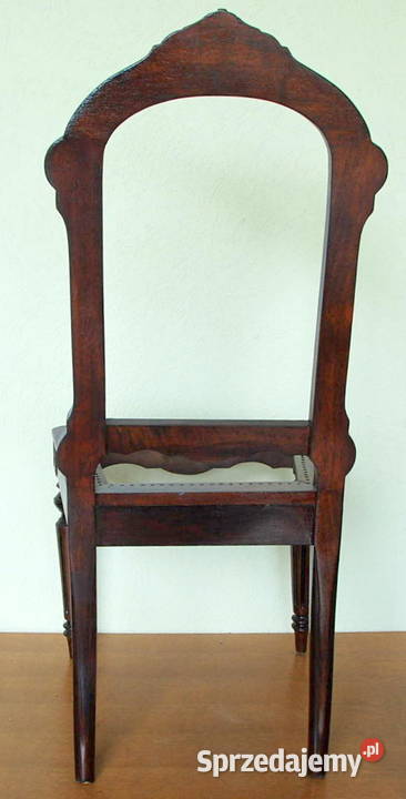 Zabytkowe Krzesło eklektyczne secesja plecionka Meble mazowieckie Warszawa