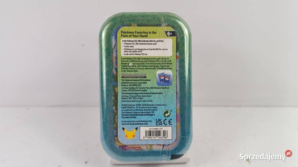 Pokemon TCG 30th Celebration Mini Tin Mew Katowice sprzedam