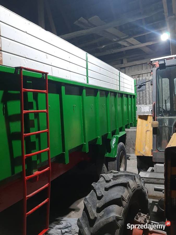 Przyczepa rolnicza wlasna hydraulika 14 ton Przyczepy rolnicze Bukowiec
