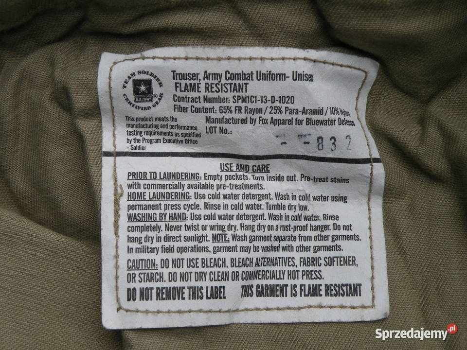 Spodnie FRACU multicam ocp large regular dolnośląskie Wrocław