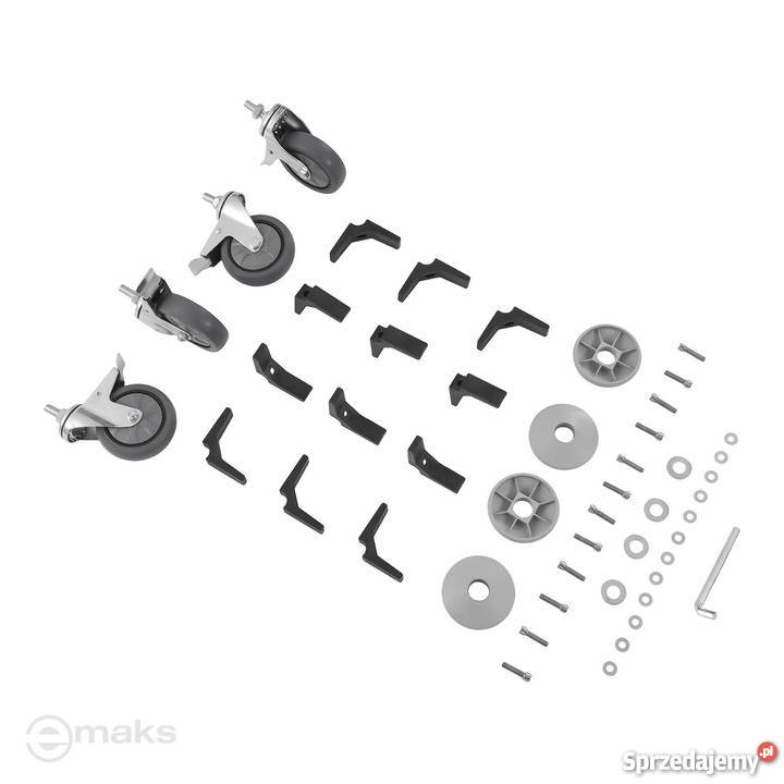 Wózek kelnerski 3 półki stal szlachetna kółka z sprzedam