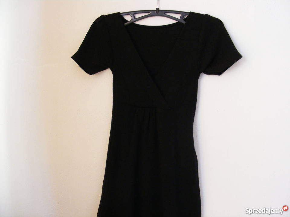 Sukienka włoska czarna bawełniana rozmiar 36 czarny Oborniki Śląskie