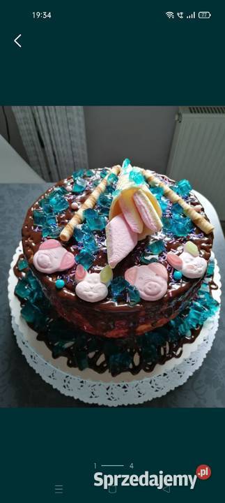 Torty i ciasta domowej roboty bez mas cukrowych Wrocław
