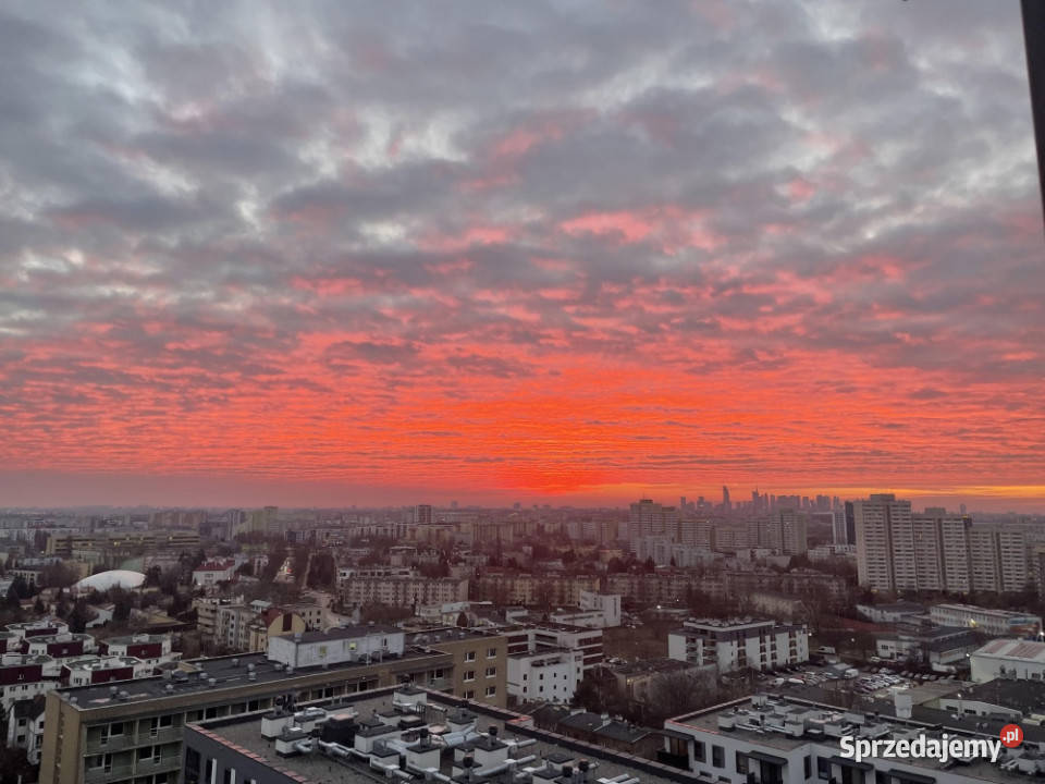 Soft loft z widokiem na panoramę Warszawy mazowieckie Warszawa