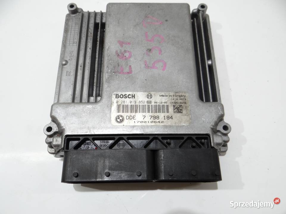 STEROWNIK KOMPUTER SILNIKA BMW E60 E61 535 D Strzyżewice
