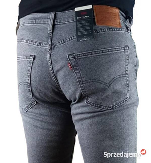 Męskie jeansy Levis 502 Taper szare nowe Levis Levi's Tarnowskie Góry