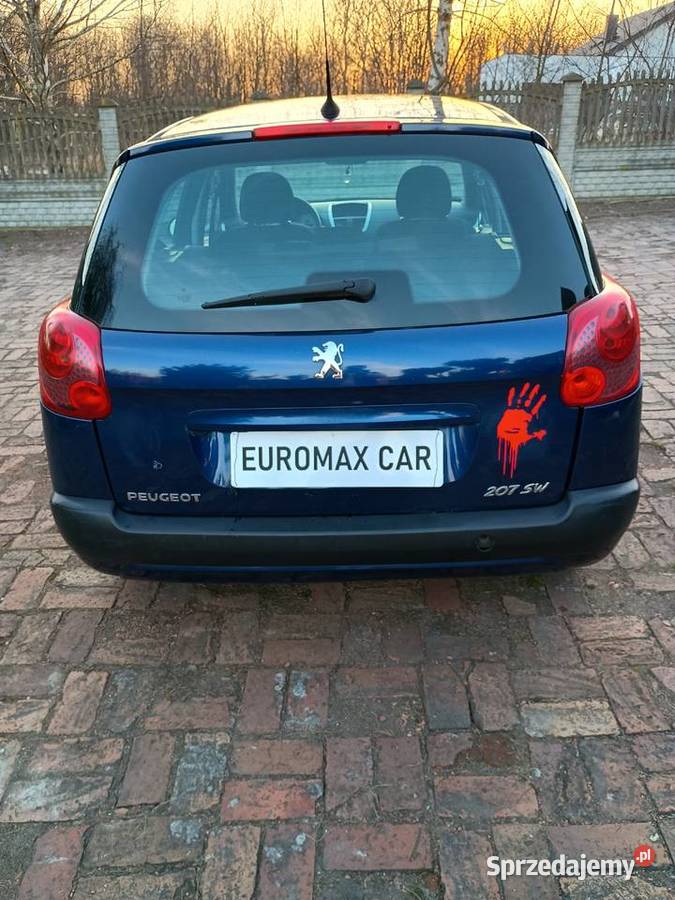 ŁADNY PEUGEOT 207 SW diesel 16 Samochody osobowe