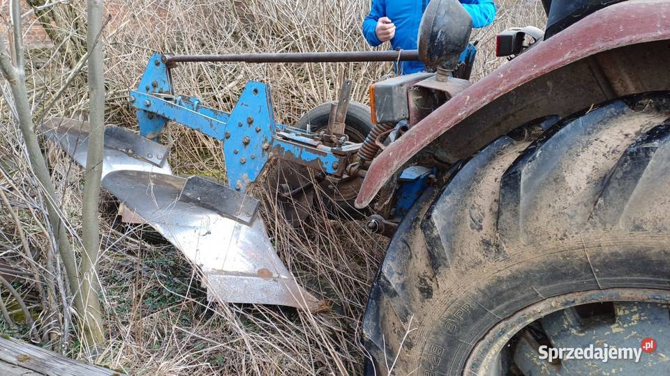Pług dwuskibowy obrotowy niemiecki Janów Lubelski