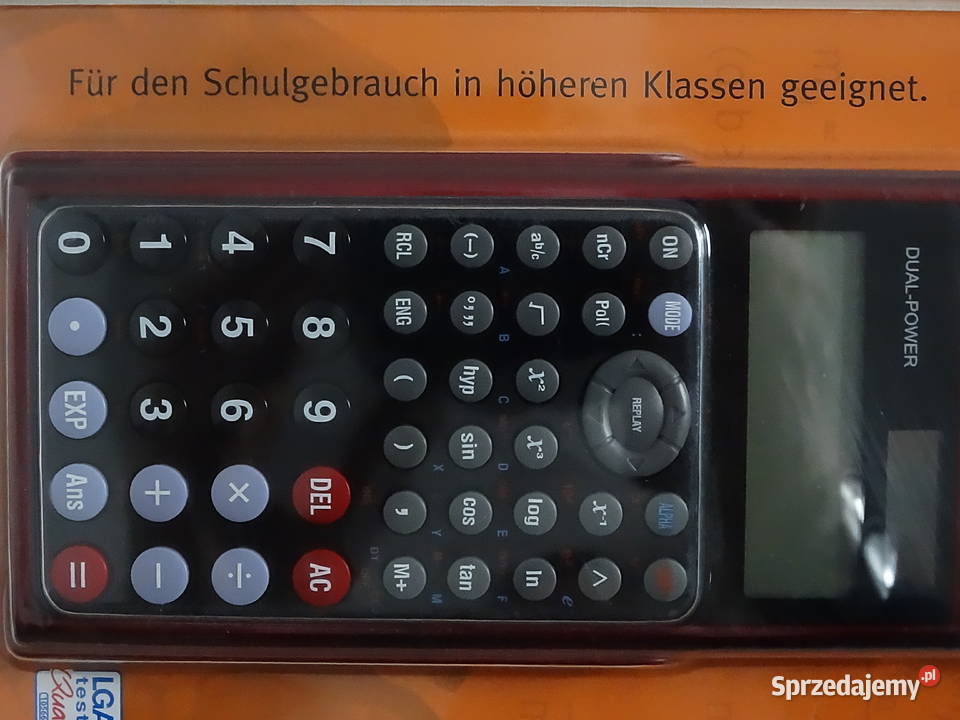 Kalkulator Naukowy Rex D14 240 Funkcji DUALPOWER Biłgoraj sprzedam