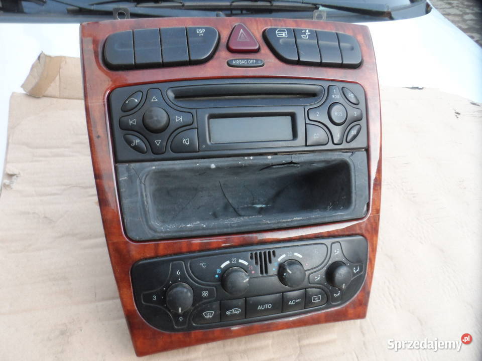 merceds A203 W203 radio BECKER QO2 panel Motoryzacja dolnośląskie Legnica sprzedam