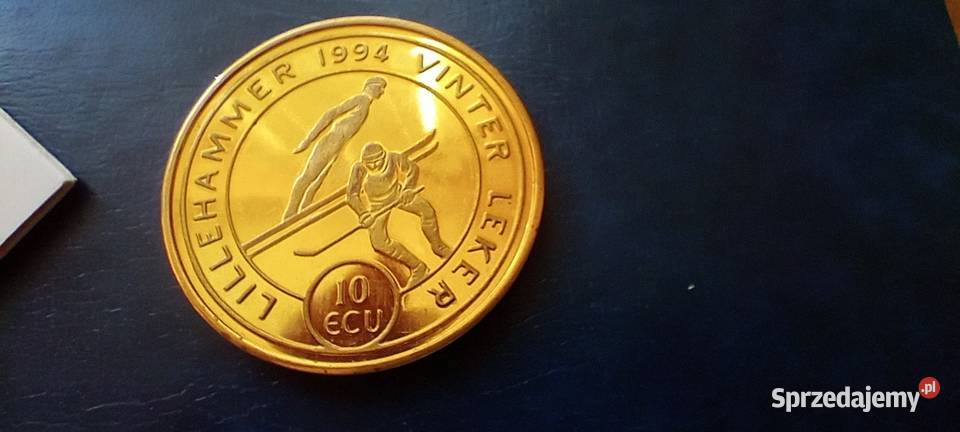 Stare monety 10 ECU 1994 Norwegia Lesko sprzedam