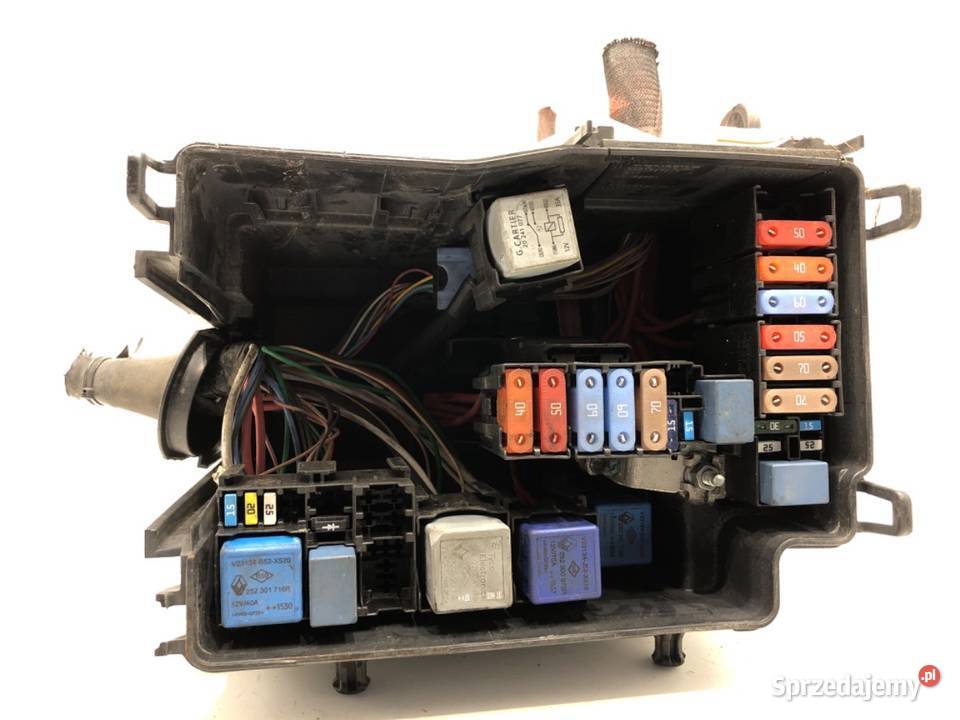 SKRZYNKA BEZPIECZNIKÓW RENAULT TRAFIC III osobowe