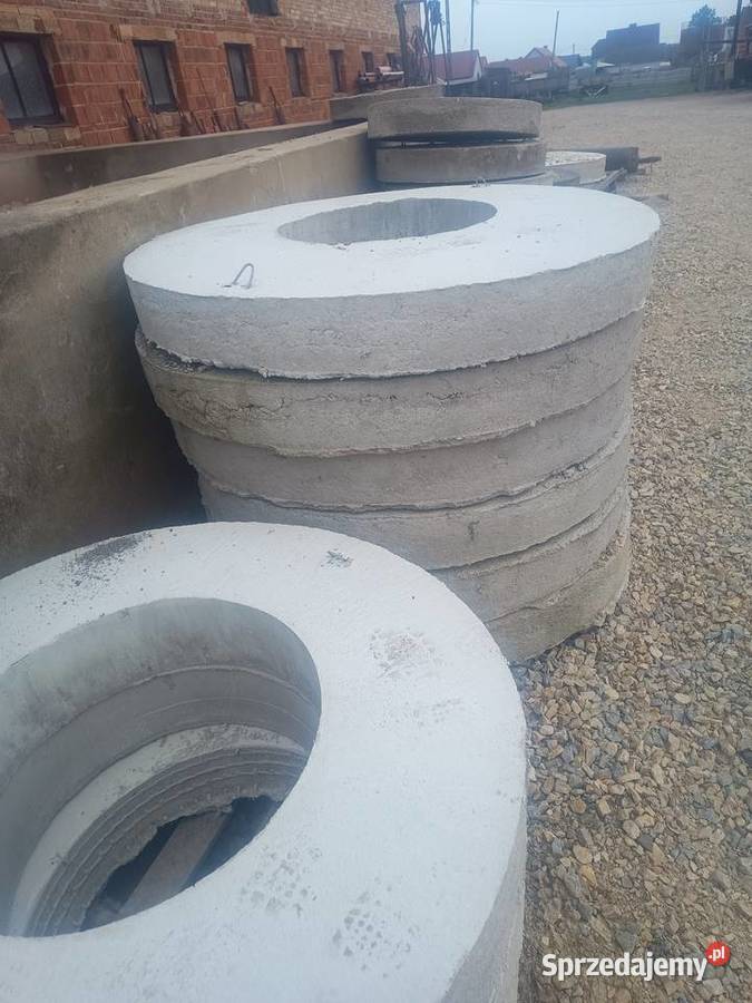 Pokrywy betonowe na studnie szamba Usługi
