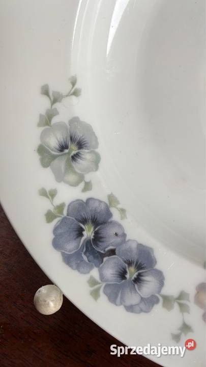 Talerz do zupy Bratki Rosenthal Bavaria Thomas pomorskie Gdańsk