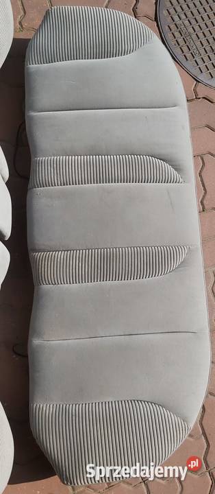 Kanapa szara welurowa podgrzewana Mercedes W126 mazowieckie Warszawa
