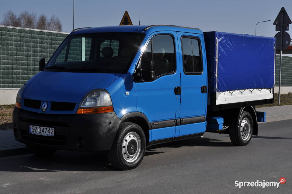 RENAULT MASTER 2.5 DCI 7 OSBOWY DOKA DUBEL KABINA BRYGADOWY SKRZYNIA