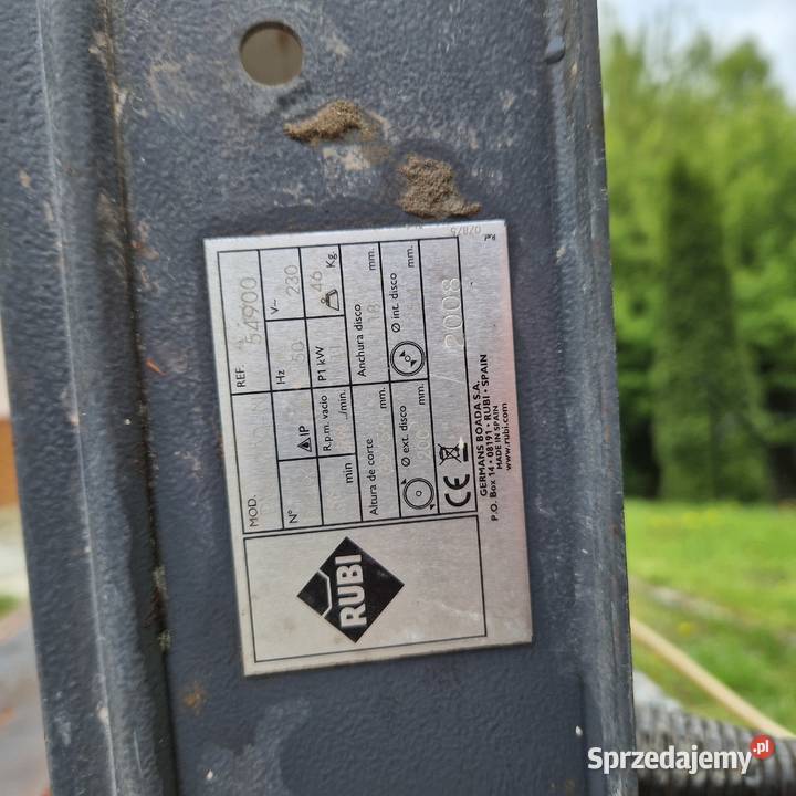 Przecinarka stołowa firmy Rubi śląskie