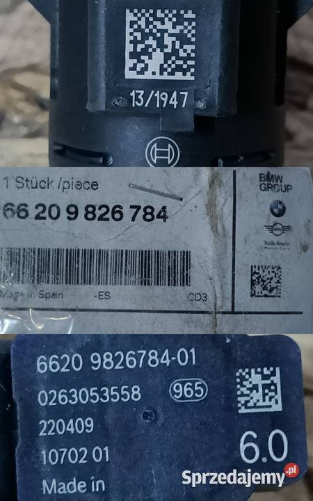 BMW G30 G31 G32 CZUJNIK PARKOWANIA PDC PRZÓD TYŁ osobowe wielkopolskie