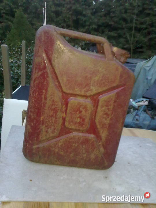 Kanister 20 L stalowy PRL 1969 r Aleksandrów Łódzki