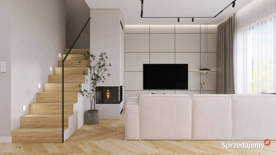 Nowoczesny Dom z garażem 130 m2 30 m2 poddasza 7615zł/m2 Siadło Dolne