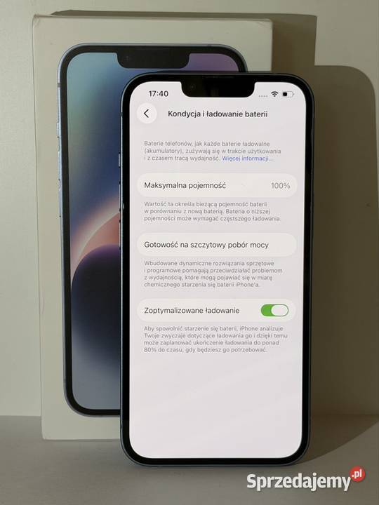 iPhone 14 256GB 100 Kondycja Kalisz