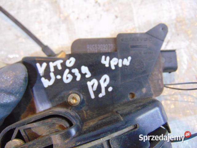 ZAMEK DRZWI PRAWY PRZÓD MERCEDES VITO W639 4 PIN