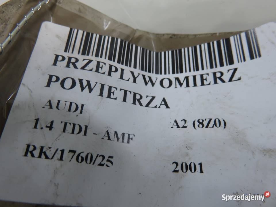 PRZEPŁYWOMIERZ AUDI A2 14 TDI F00C2G2047
