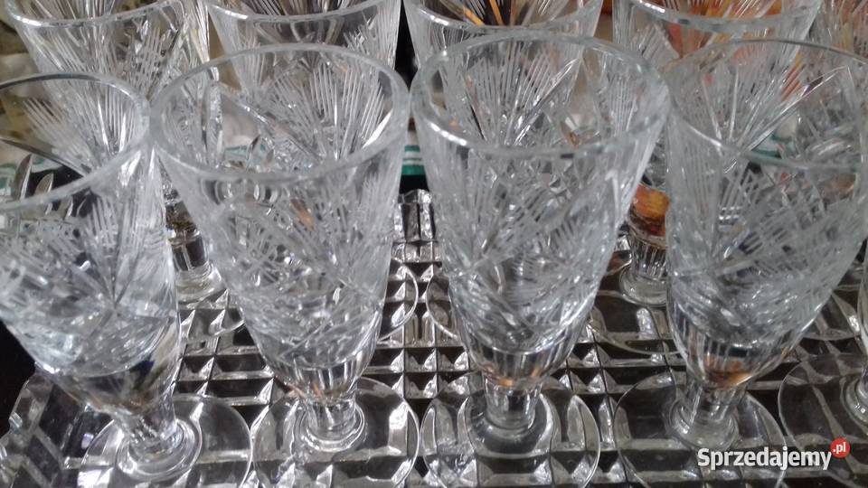 Kryształy i szkło z PRL Warszawa