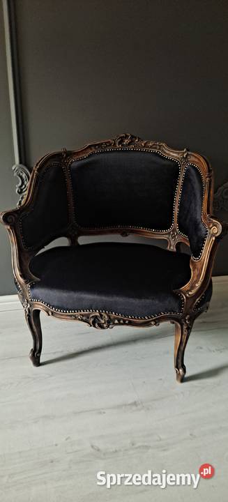 Stylowy frańcuski fotel berżera ludwik Szczecin