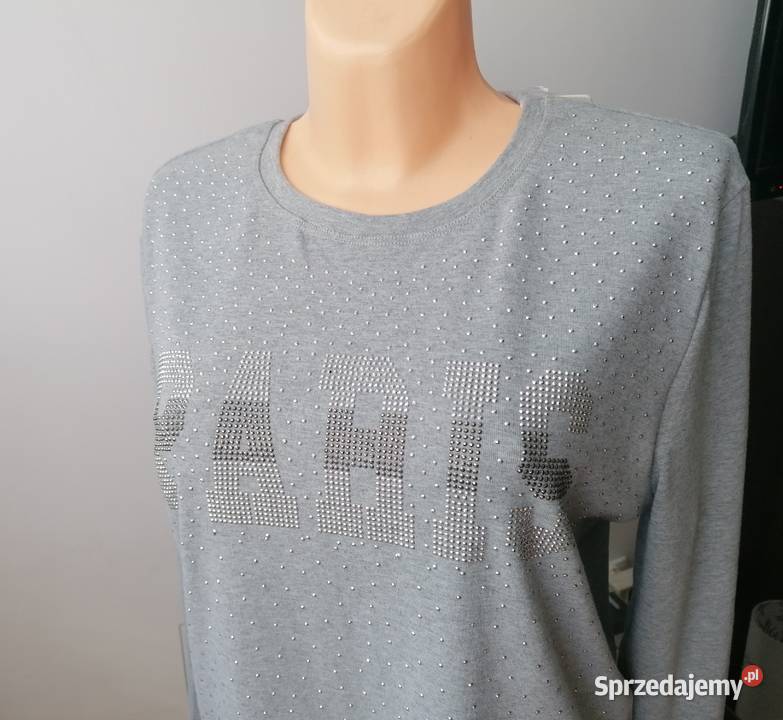 NOWA SZARA BLUZKA DŁUGI RĘKAW DŻETY PHUONG MAI R Łódź
