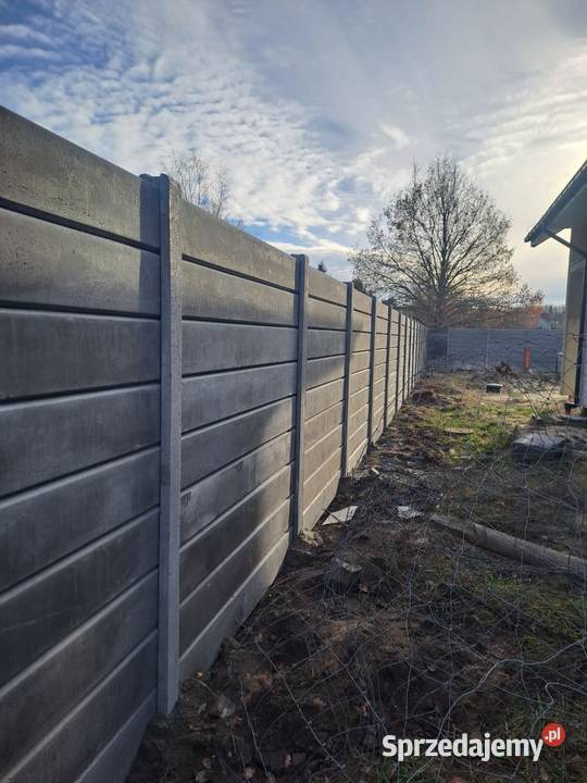 Ogrodzenia betonowe Nowoczene wzory Jelcz-Laskowice