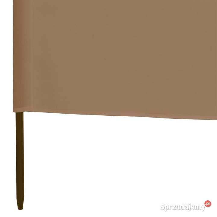 Parawan 3skrzydłowy z tkaniny 400x80 taupe