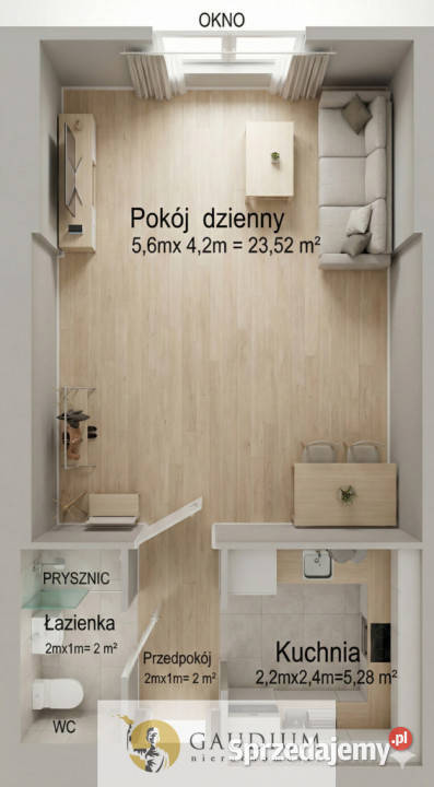 Kawalerka z ogromnym potencjałem Nowy Staw elektryczne Nieruchomości