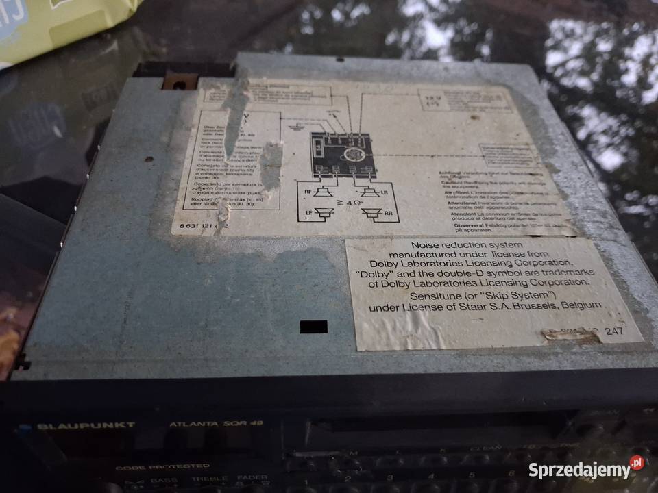 Radiomagnetofon samochodowy BLAUPUNKT ATLANTA