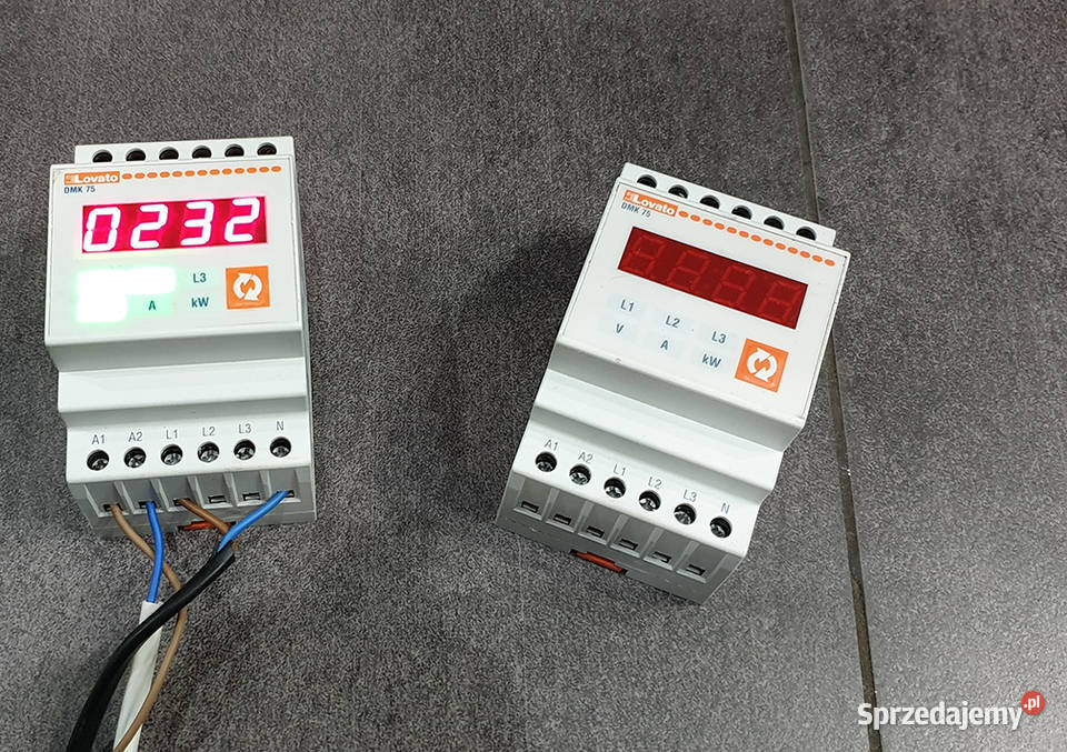 Miernik Lovato DMK75 woltomierz amperomierz Mierniki elektryczne Tarnowiec sprzedam