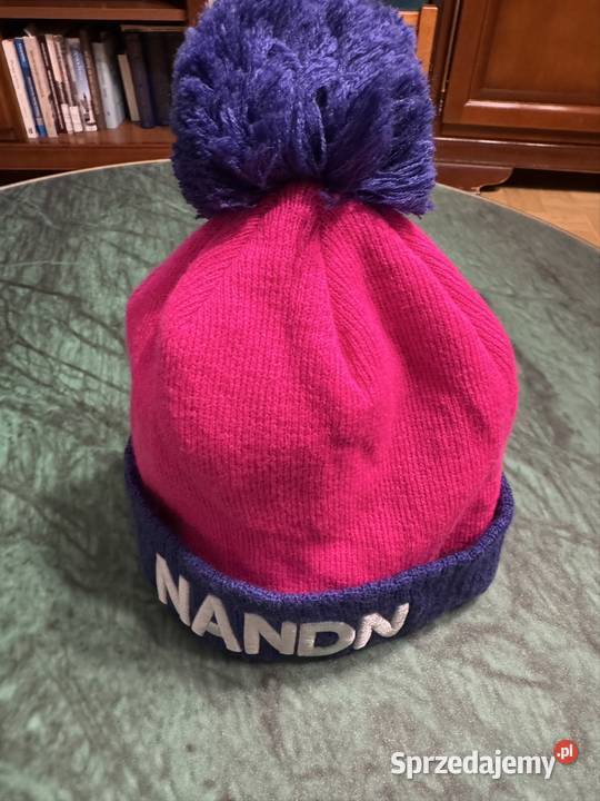 Czapka zimowa z pomponem unisex kolorowa beanie Nakrycia głowy Częstochowa