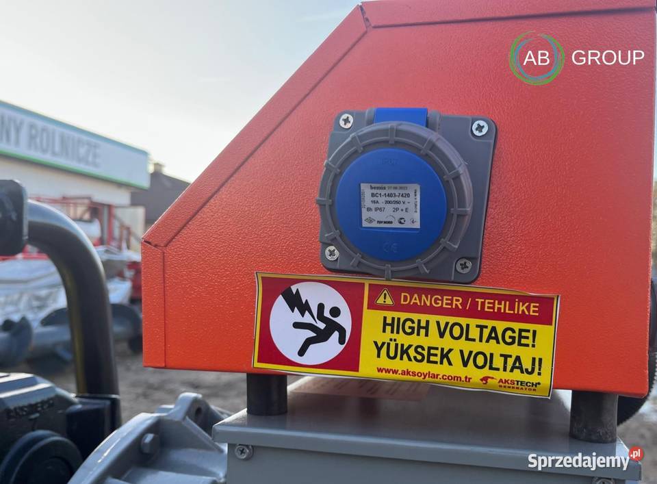 Agregat prądotwórczy na WOM 28 SRL ręki
