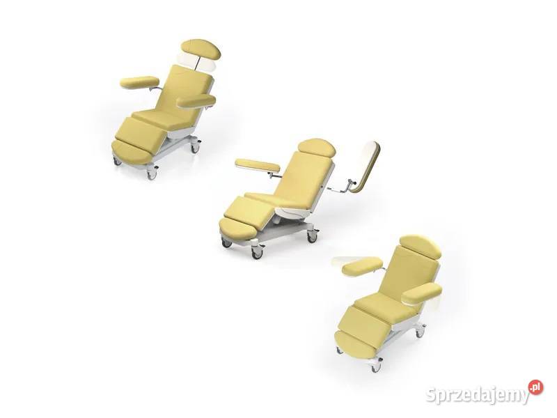 Fotel medyczny zabiegowy dializ pobierania krwi
