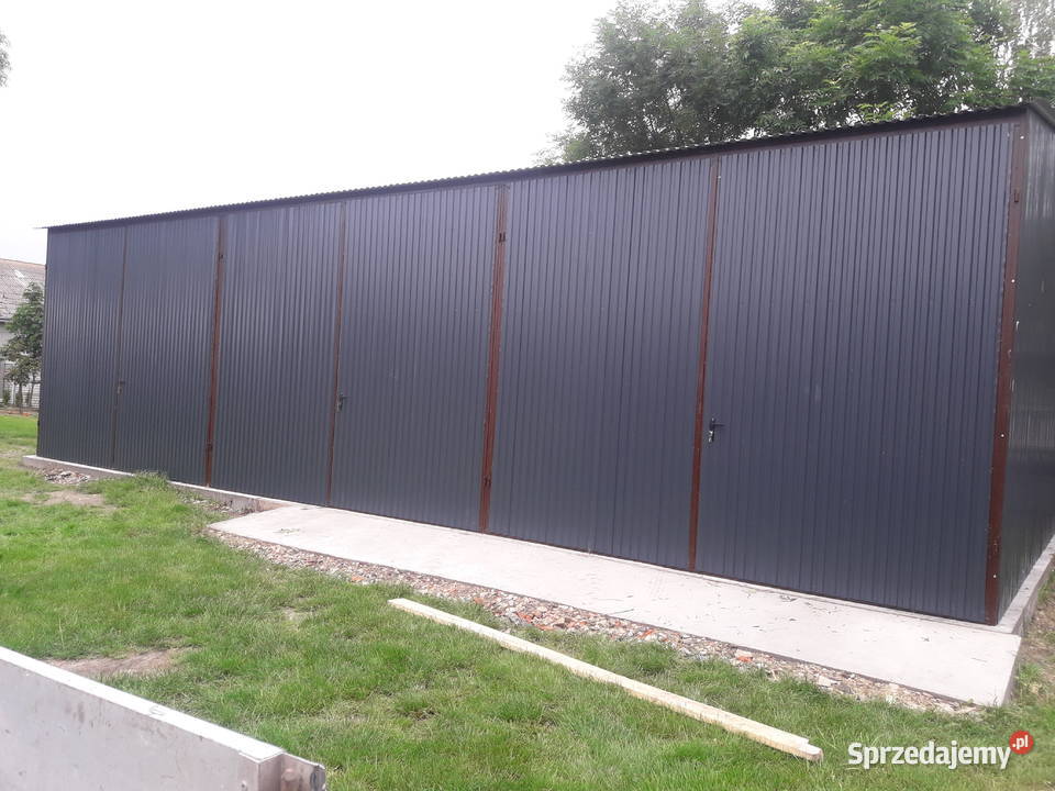 Garaż Blaszany 12x6 Garaże Blaszane Wiata Turek